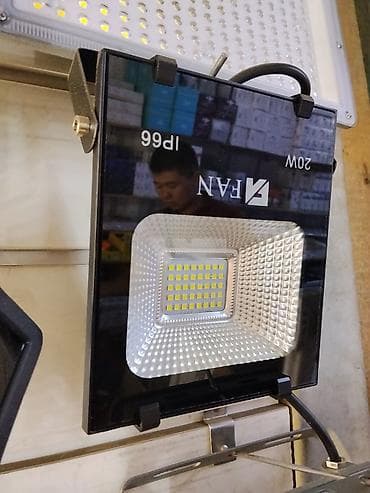 led matrix panel: Светодиодный прожектор FAN, 20 Вт, IP66. - Мощность: 20 W - Степень — 2