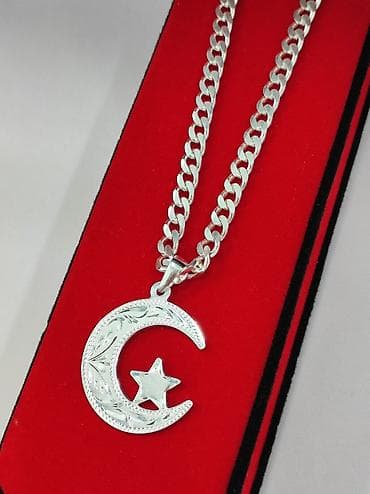 peri: Серебро 925 пробы Звёзды и Луна Длина 55см Цена 12.000 сом Есть — 2