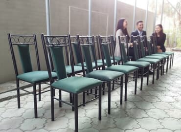 Стул для кухни, Б/у, Железо, цвет - Зеленый