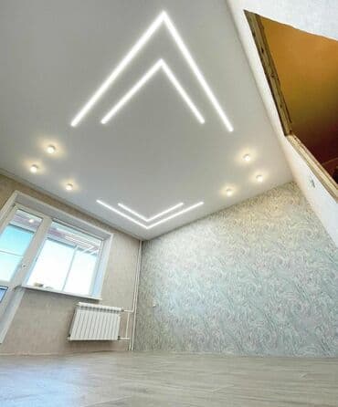 Натяжной потолок Глянцевое, Матовое, 3D потолки Монтаж, Бесплатный замер, Гарантия