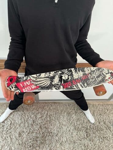 кнопочный машинка: Детский скейт, Пенниборд, Б/у — 1