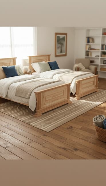 Продаются новые две односпальные кровати at lalafo.kg Продаются новые две односпальные кровати