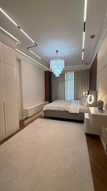 Квартиры: 3 комнаты, 116 м², Асанбай мкр Элитка, 6 этаж, Дизайнерский ремонт — 8