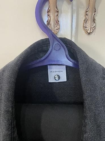 osiris d3: Джинсовая рубашка-овершот (M) - Цвет: графитовый/вываренный чёрный - — 3