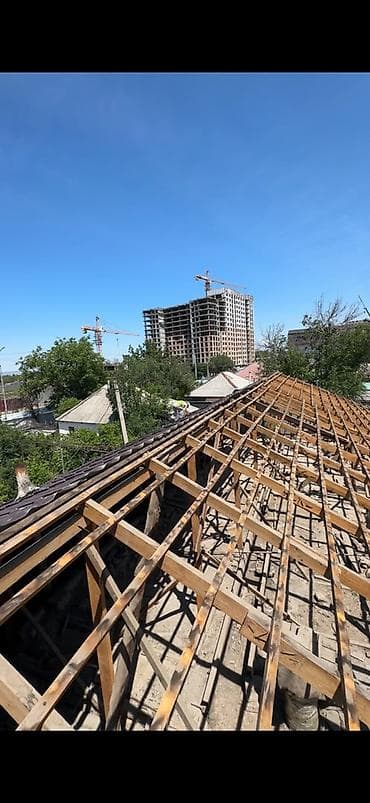 Үйдүн үстүндөгү чатыр: Услуги: строительство и ремонт крыш, кровельные работы под ключ Что — 3
