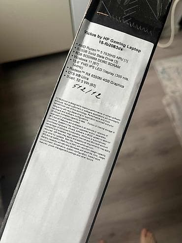 play psp: Ноутбук HP Игровой, AMD Ryzen 5, ОЗУ, RAM: 12 ГБ, HP Victus — 7