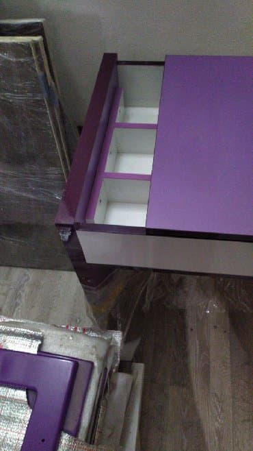 детская кровать шкаф стол в одном: Уктоочу бөлмө гарнитуру, Эки кишилик керебет, Шкаф, Комод — 6