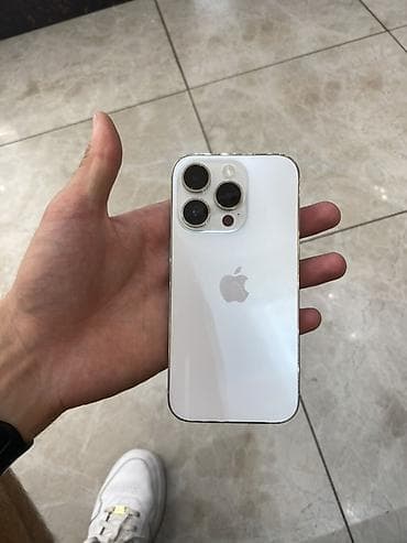 Смартфон Apple iPhone (серия 14Pro) в белом цвете с тройным модулем lalafo.kg да Смартфон Apple iPhone (серия 14Pro) в белом цвете с тройным модулем