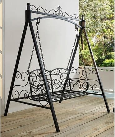 садовые качели фото цены: Садовые качели Металл, Со спинкой, С крышей — 12