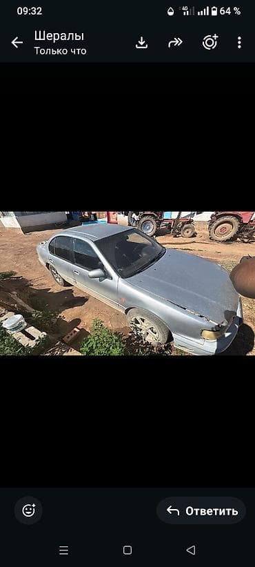 Унаа: Nissan Cefiro: 1998 г., 2 л, Кол менен иштөөчү, Бензин, Седан — 6
