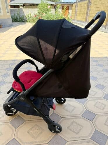 дождевик на коляску универсальный: Коляска, цвет - Черный, Б/у — 5