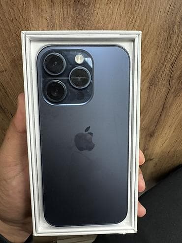 IPhone 15 Pro, 256 ГБ, Blue Titanium, Коробка, 100 %