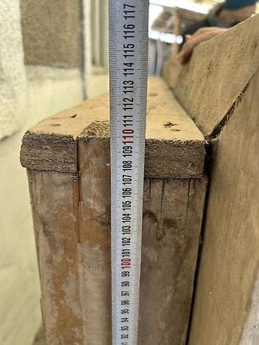 пш метр: Даяр жыгач терезеле, Декоративдик өзгөчөлүктөрү: Декоративдик байламталар, Орнотуусуз, Бөлүп төлөө жок — 5