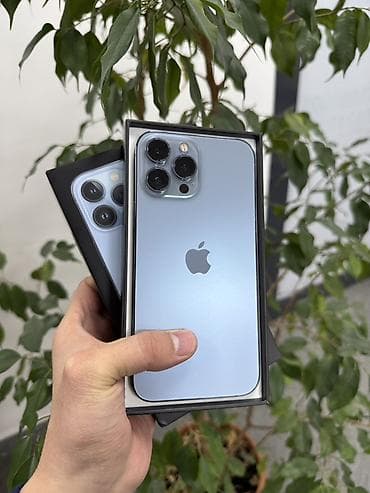 iphone 8s plus: IPhone 13 Pro Max, 128 ГБ, Sierra Blue, Коробка, 76 % — 1