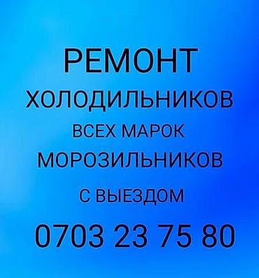 Ремонт холодильников, морозильников соковых и мороженных аппаратов