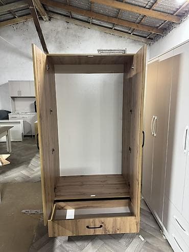 Шкафы: Шифоньер, шкаф для одежды, Прямой, ЛДСП — 2