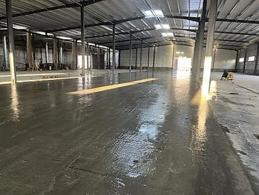 Промышленный бетонный пол для складов и производственных помещений - at lalafo.kg Промышленный бетонный пол для складов и производственных помещений -
