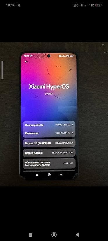 mi not 3: Poco X6 Pro 5G, Б/у, 256 ГБ, цвет - Черный, 1 SIM, 2 SIM — 1