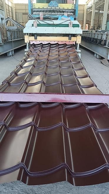 Металлочерепица и профнастил из окрашенного стального листа Описание