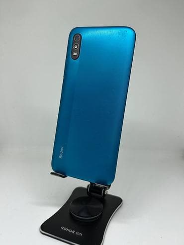 айку з9: Redmi, Redmi 9A, Б/у, 32 ГБ, цвет - Синий, 2 SIM — 2