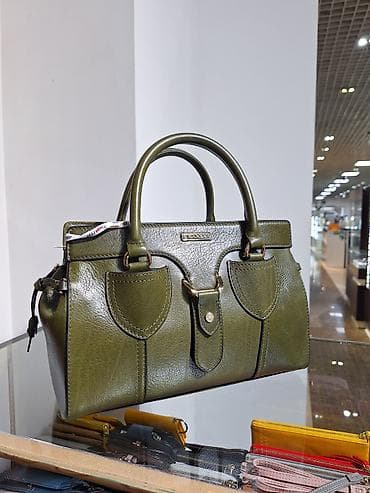 Спецодежда: Классическая сумка, Материал: Натуральная кожа, Застежка на молнии, Женские — 1