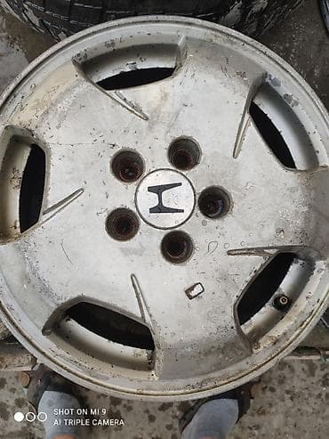 15 disk type 1: Литые Диски R 16 Honda, Комплект, отверстий - 5, Б/у — 5