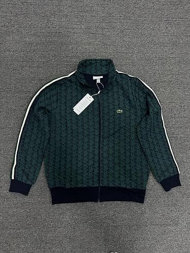 полузамок лакосте: Мужской спортивный костюм, S, 2XL, M, Lacoste, Новый, цвет - Зеленый, Самовывоз — 3