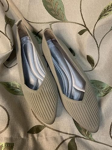 тери ашатуу: Балетки женские TERANCE - Модель: заострённый мыс, вырез в форме V - — 2