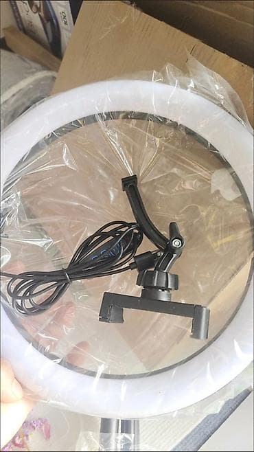 подсветка ног: Кольцевая светодиодная лампа для съемки с держателями смартфона и — 4