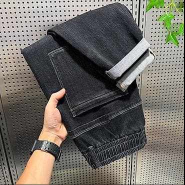 мужские джогеры: Мужские джинсы, L, XL, Новый, цвет - Серый, Самовывоз, Платная доставка — 3