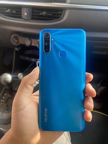 amazfit active: Realme 3, Б/у, 64 ГБ, цвет - Синий — 1