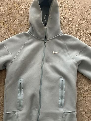nike tech fleece original: Толстовка Nike Tech Fleece с капюшоном и молнией по всей длине. - — 2