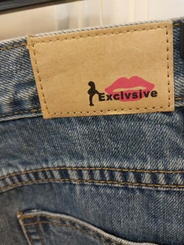 Киреге берилүүчү кийимдер: Юбка джинсовая "Exclvsive" разм.S цвет синий в отличном состоянии — 2