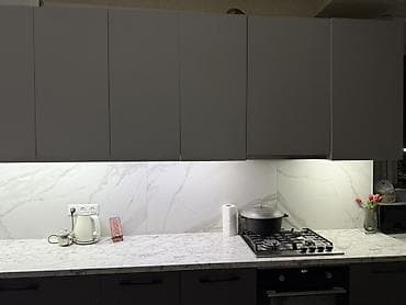 Кухонный гарнитур, Б/у, цвет - Серый, Самовывоз