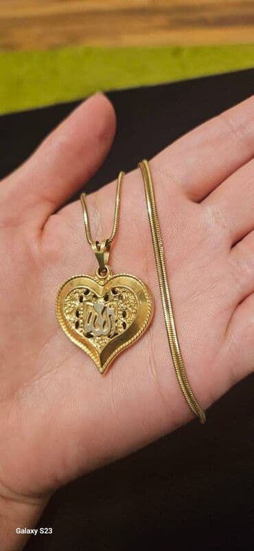 набор пандора: Набор украшений, Проба 585, Новый, Цвет металла: Желтый, Ручная работа, Советские (СССР) — 3