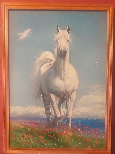 Продам Картину "Конь у Алых Маков" Автор: Мырзалиев Б. Год: 2003