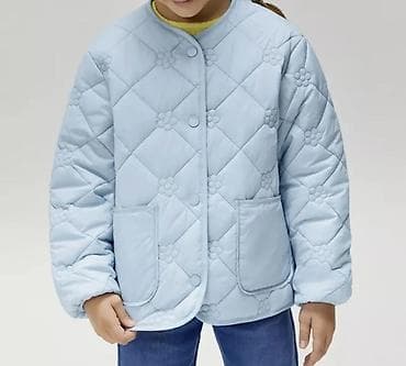 Топы и рубашки: Стеганая куртка голубая 98р — 1