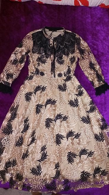 часы ош: Кече көйнөгү, Классикалык, Узун модель, Жеңдери менен, S — 2