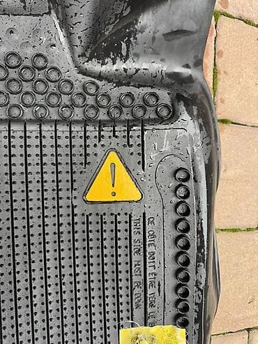 Родные Резиновые Полики Для салона Lexus, цвет - Черный, Самовывоз — 4