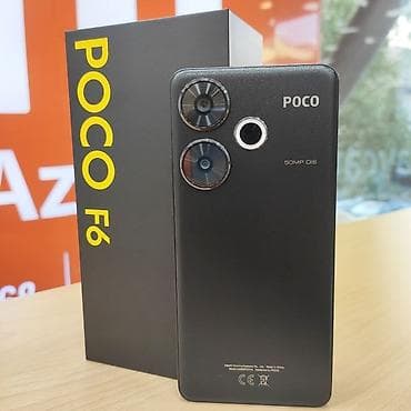 Poco F6, Б/у, 512 ГБ, цвет - Черный, 2 SIM, eSIM