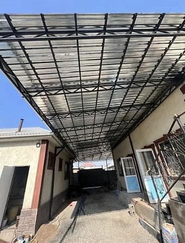 Офис эмереги: Чатыр, Аркалуу, Металл, Поликарбонат, Орнотуу — 2