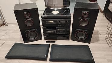 бетон миксир: Sharp муз.центр Винтажный с колонками FISHER HI - FI - 3х полосные — 1