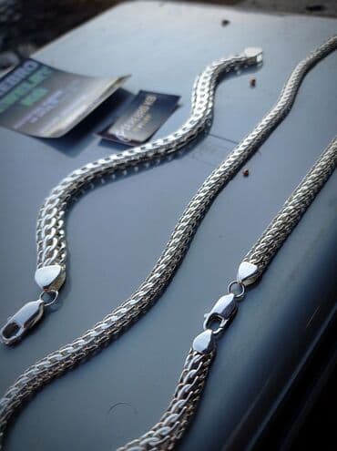 свадебные наборы ручной: Делаем на заказ ювелирные изделия Цепи и браслеты, серебро 925 проба — 14