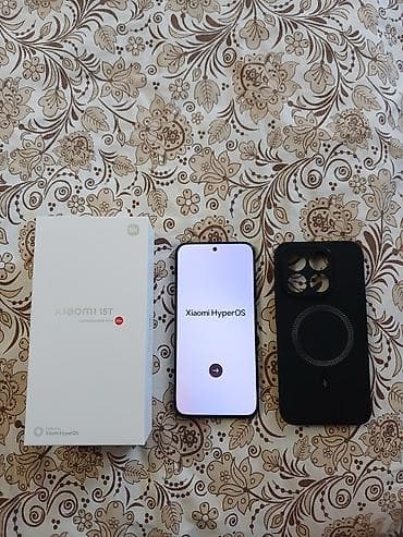 Техника жана электроника: Xiaomi, 15, Колдонулган, 256 ГБ, түсү - Кара, 2 SIM, eSIM — 1