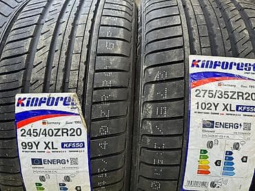 к 24: Летняя китайская шина. Фирма Kinforest made in China. Размер задних — 1