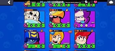 s1 active: Аккаунт Brawl Stars - Трофеи: 17 481 (рекорд 17 485), Лига силовой — 10