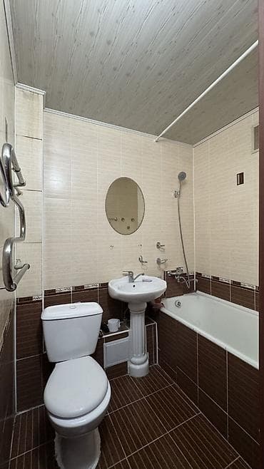 кв манас: 3 комнаты, 58 м², 104 серия, 4 этаж, Евроремонт — 9
