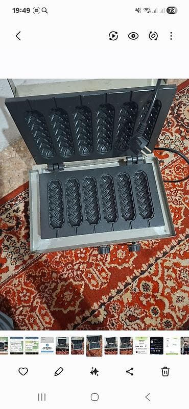 studio display: Профессиональная электрическая машина для выпечки «корн-догов»/вафель — 2