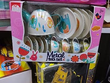 rc car: Детский металлический чайный набор - Комплектация: чайник с носиком и — 1
