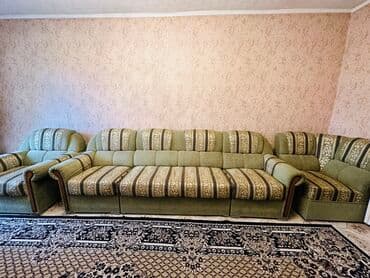 буву диван: Раскладной диван, Б/у — 2